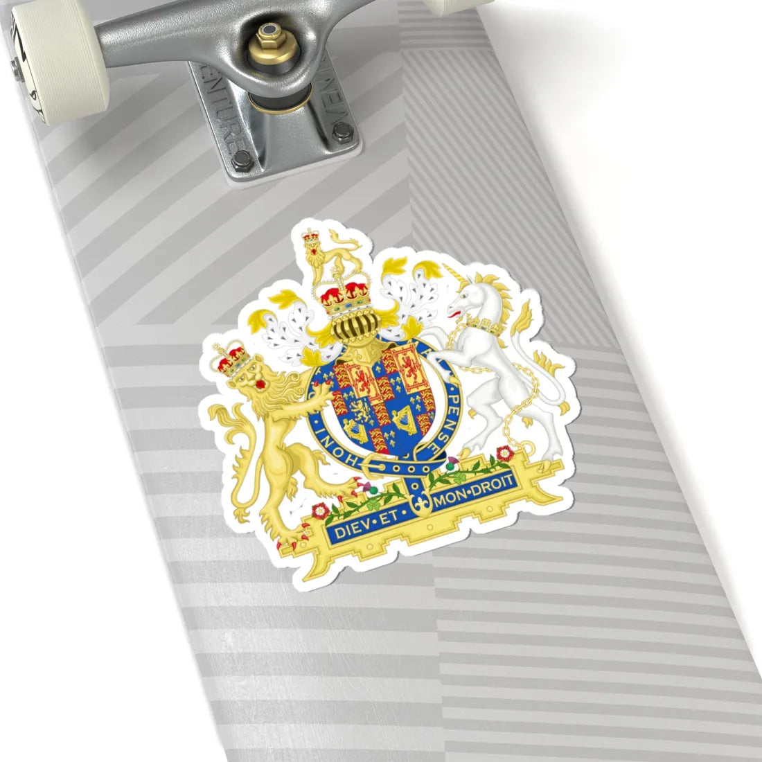 Coat of arms of England 1689-1694 (England) (Coat of Arms) STICKER Vinyl Kiss-Cut Decal - The Sticker Space