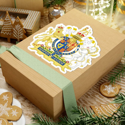 Coat of arms of England 1702-1707 (England) (Coat of Arms) STICKER Vinyl Kiss-Cut Decal - The Sticker Space