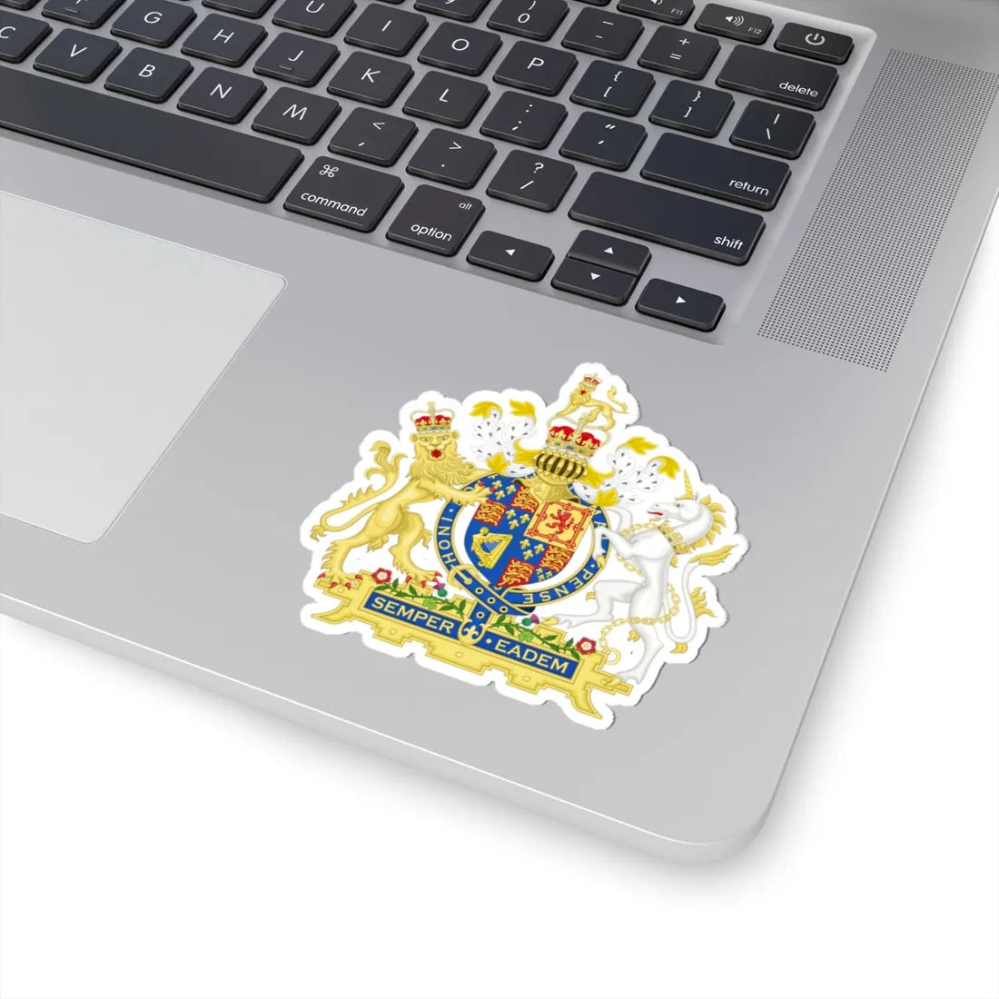 Coat of arms of England 1702-1707 (England) (Coat of Arms) STICKER Vinyl Kiss-Cut Decal - The Sticker Space