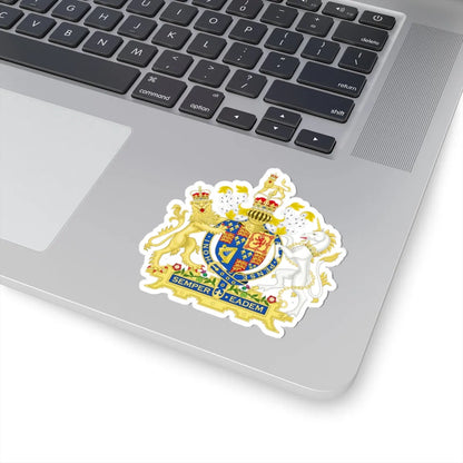 Coat of arms of England 1702-1707 (England) (Coat of Arms) STICKER Vinyl Kiss-Cut Decal - The Sticker Space