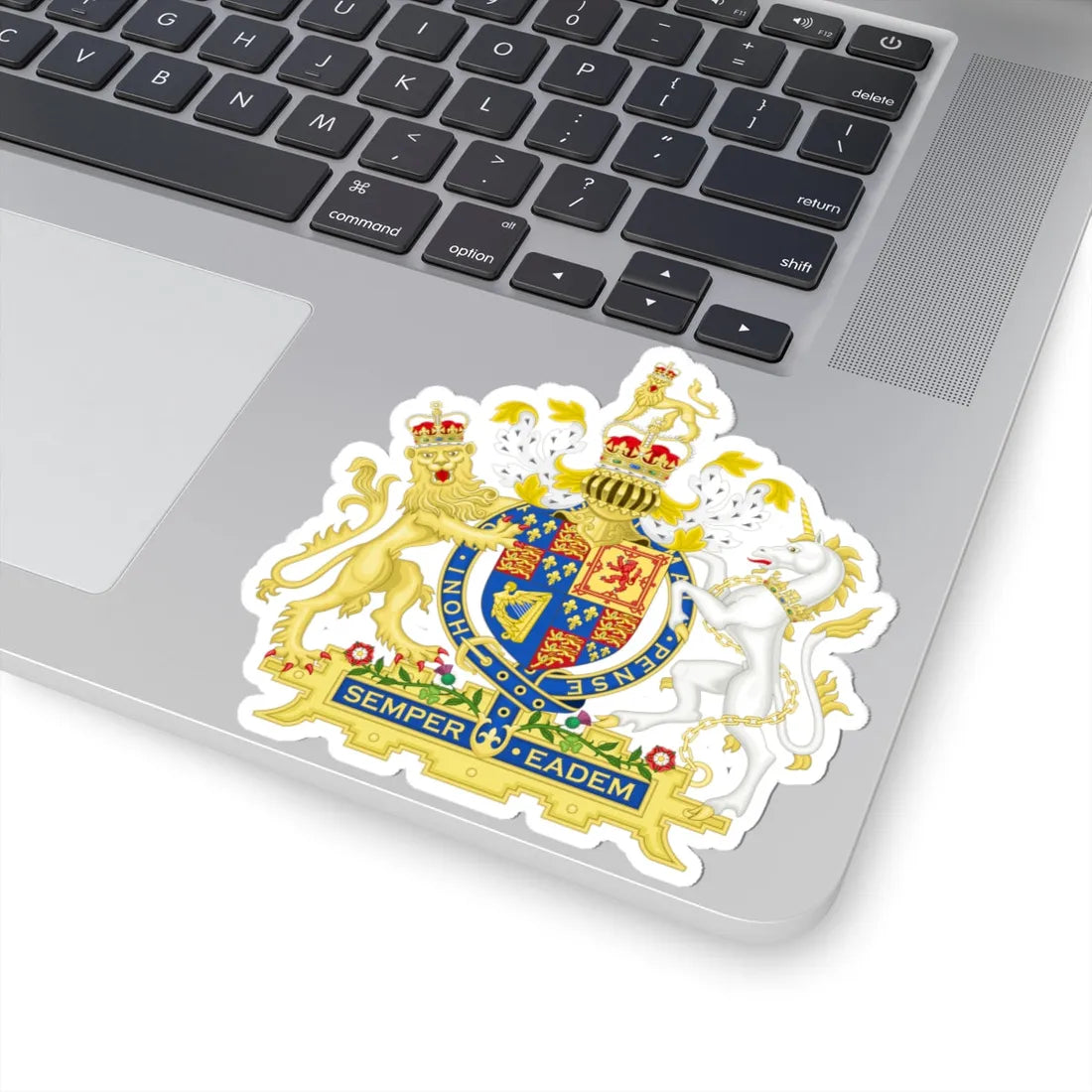 Coat of arms of England 1702-1707 (England) (Coat of Arms) STICKER Vinyl Kiss-Cut Decal - The Sticker Space