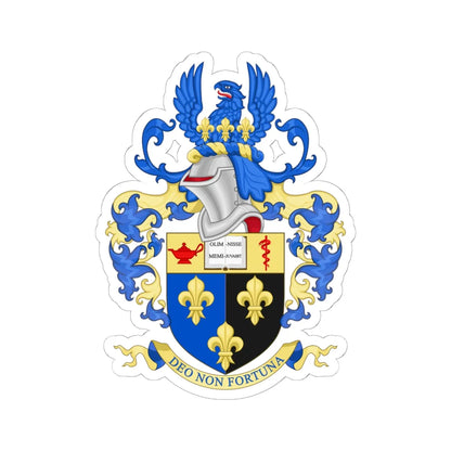 Coat of Arms of Epsom College (England) (Coat of Arms) STICKER Vinyl Kiss-Cut Decal 6 Inch White - The Sticker Space