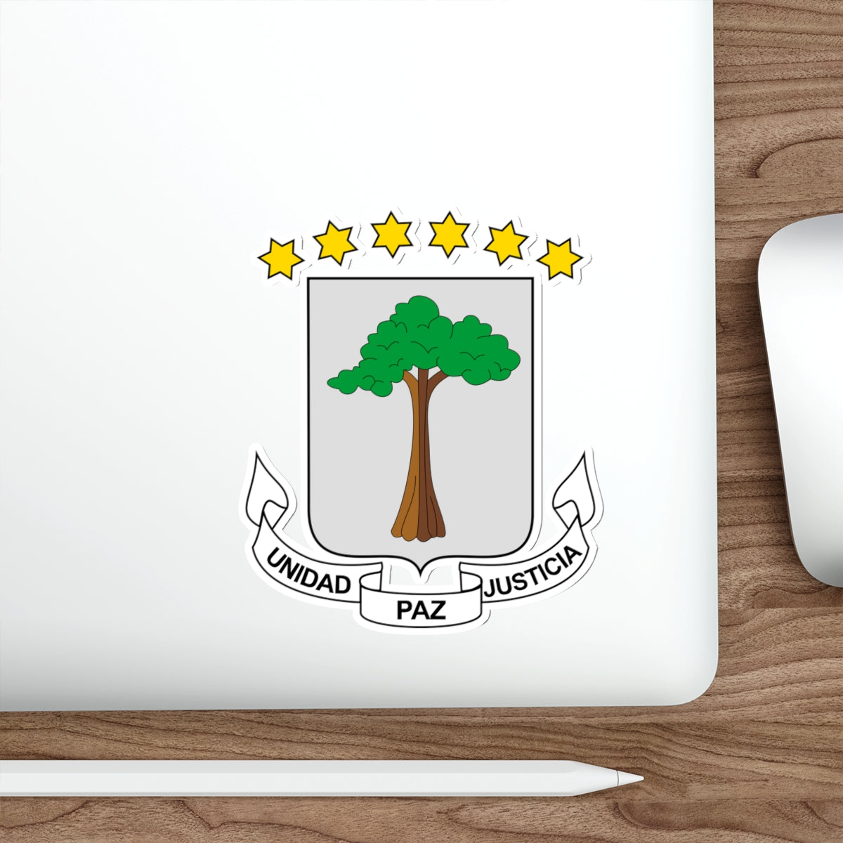 Coat of arms of Equatorial Guinea STICKER Vinyl Die-Cut Decal-The Sticker Space