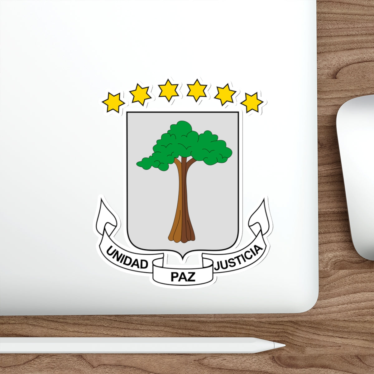 Coat of arms of Equatorial Guinea STICKER Vinyl Die-Cut Decal-The Sticker Space