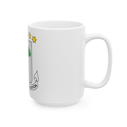 Coat of arms of Equatorial Guinea - White Coffee Mug-The Sticker Space