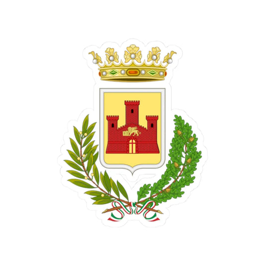 Coat of arms of Este Italy (Italy) (Coat of Arms) STICKER Vinyl Kiss-Cut Decal 2 Inch White - The Sticker Space