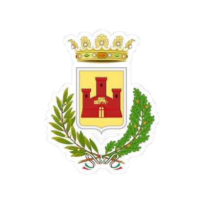 Coat of arms of Este Italy (Italy) (Coat of Arms) STICKER Vinyl Kiss-Cut Decal 3 Inch White - The Sticker Space