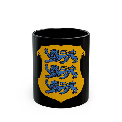 Coat of arms of Estonia 2 - Black Coffee Mug-11oz-The Sticker Space