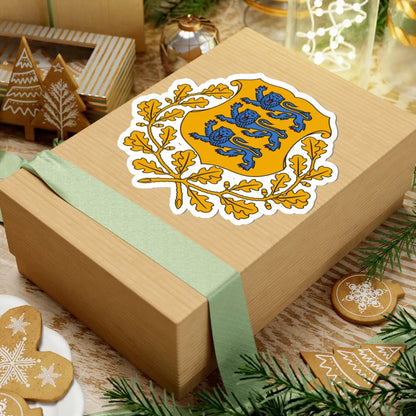 Coat of arms of Estonia (Estonia) (Coat of Arms) STICKER Vinyl Kiss-Cut Decal - The Sticker Space