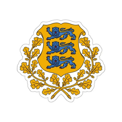 Coat of arms of Estonia STICKER Vinyl Die-Cut Decal 2 Inch - The Sticker Space