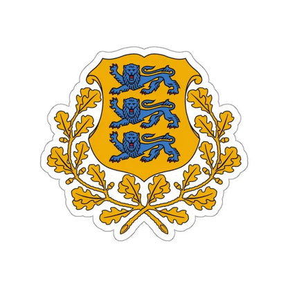 Coat of arms of Estonia STICKER Vinyl Die-Cut Decal - The Sticker Space