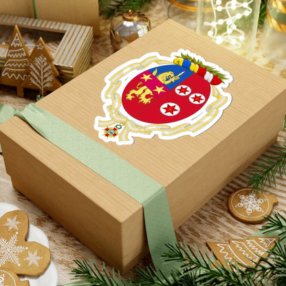 Coat of Arms of Eva Duarte de Perón Order of Isabella the Catholic (Argentina) (Coat of Arms) STICKER Vinyl Kiss-Cut Decal - The Sticker Space