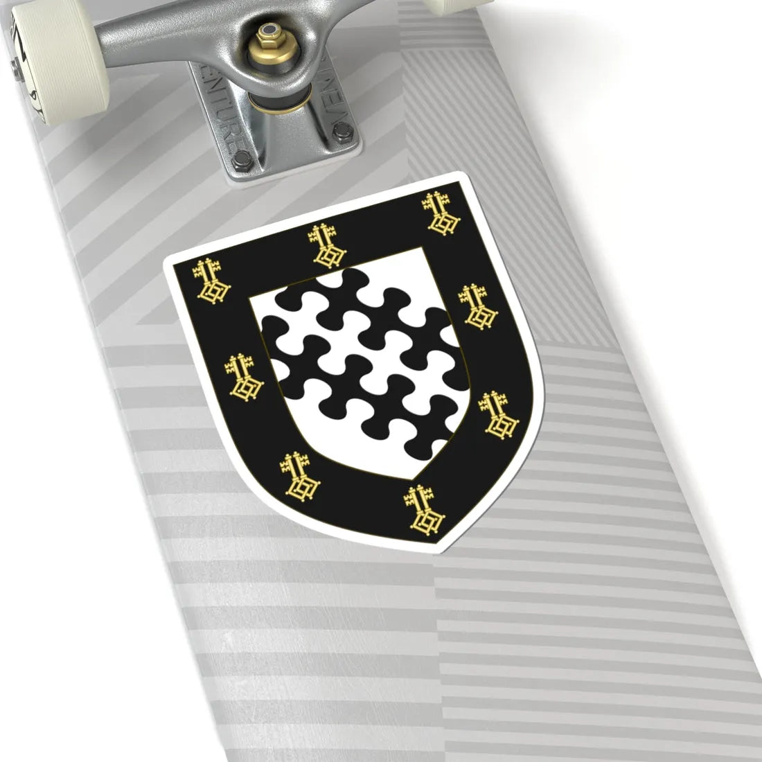 Coat of Arms of Exeter College Oxford (England) (Coat of Arms) STICKER Vinyl Kiss-Cut Decal - The Sticker Space