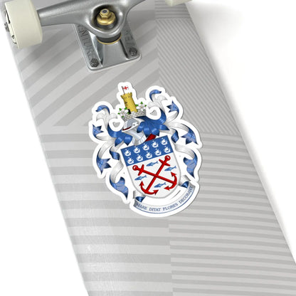 Coat of arms of Exmouth Town Council (England) (Coat of Arms) STICKER Vinyl Kiss-Cut Decal - The Sticker Space