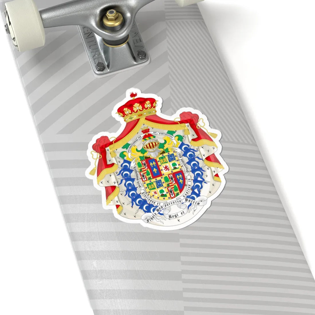 Coat of Arms of Felipe Juan Froilán of Marichalar Grandee of Spain (Spain) (Coat of Arms) STICKER Vinyl Kiss-Cut Decal - The Sticker Space