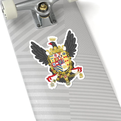 Coat of Arms of Ferdinand III of Sicily (Italy) (Coat of Arms) STICKER Vinyl Kiss-Cut Decal - The Sticker Space