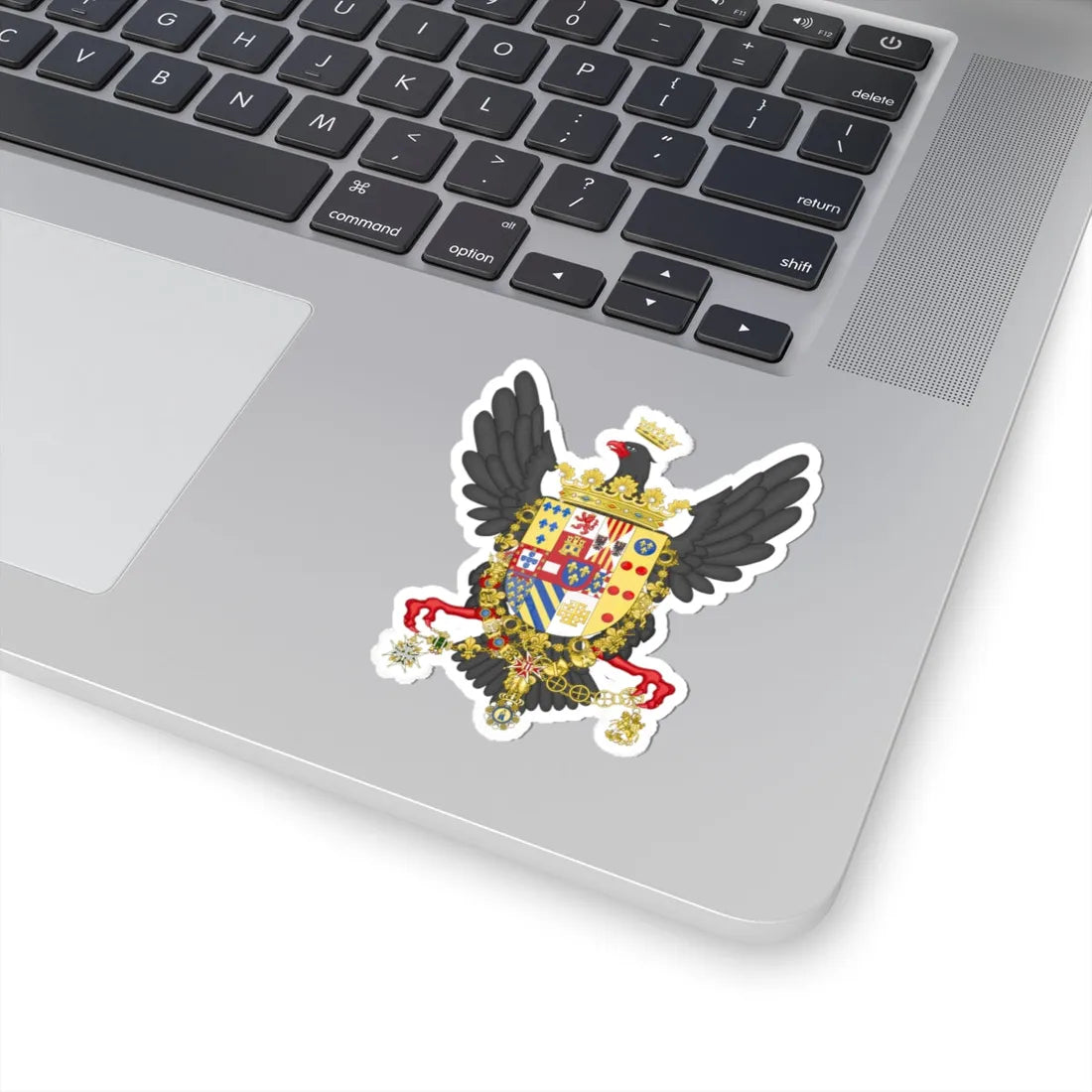 Coat of Arms of Ferdinand III of Sicily (Italy) (Coat of Arms) STICKER Vinyl Kiss-Cut Decal - The Sticker Space