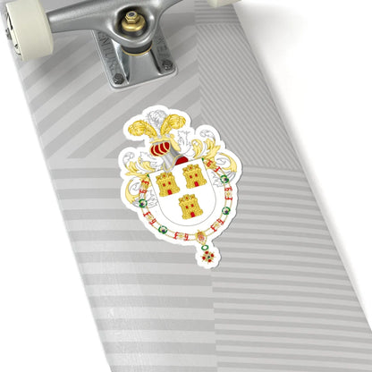 Coat of Arms of Fernando de la Rúa Order of Isabella the Catholic (Argentina) (Coat of Arms) STICKER Vinyl Kiss-Cut Decal - The Sticker Space