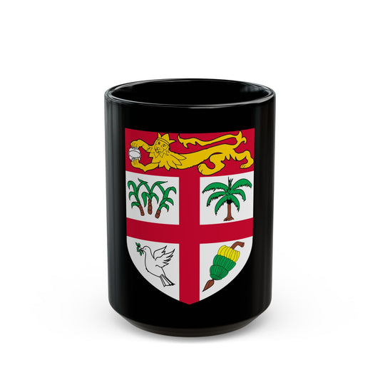 Coat of arms of Fiji 2 - Black Coffee Mug