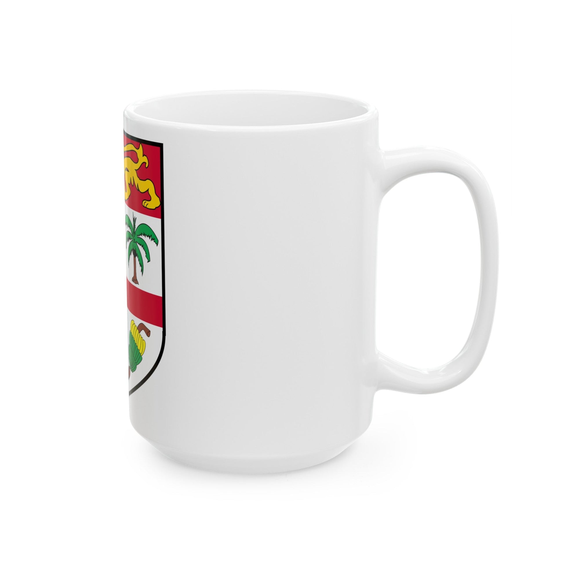 Coat of arms of Fiji 2 - White Coffee Mug-The Sticker Space