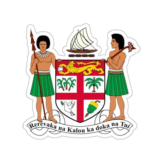 Coat of arms of Fiji STICKER Vinyl Die-Cut Decal 2 Inch - The Sticker Space
