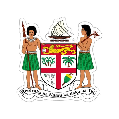 Coat of arms of Fiji STICKER Vinyl Die-Cut Decal - The Sticker Space