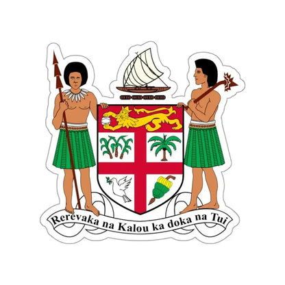Coat of arms of Fiji STICKER Vinyl Die-Cut Decal - The Sticker Space