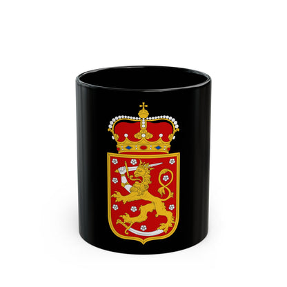 Coat of arms of Finland 1918 - Black Coffee Mug