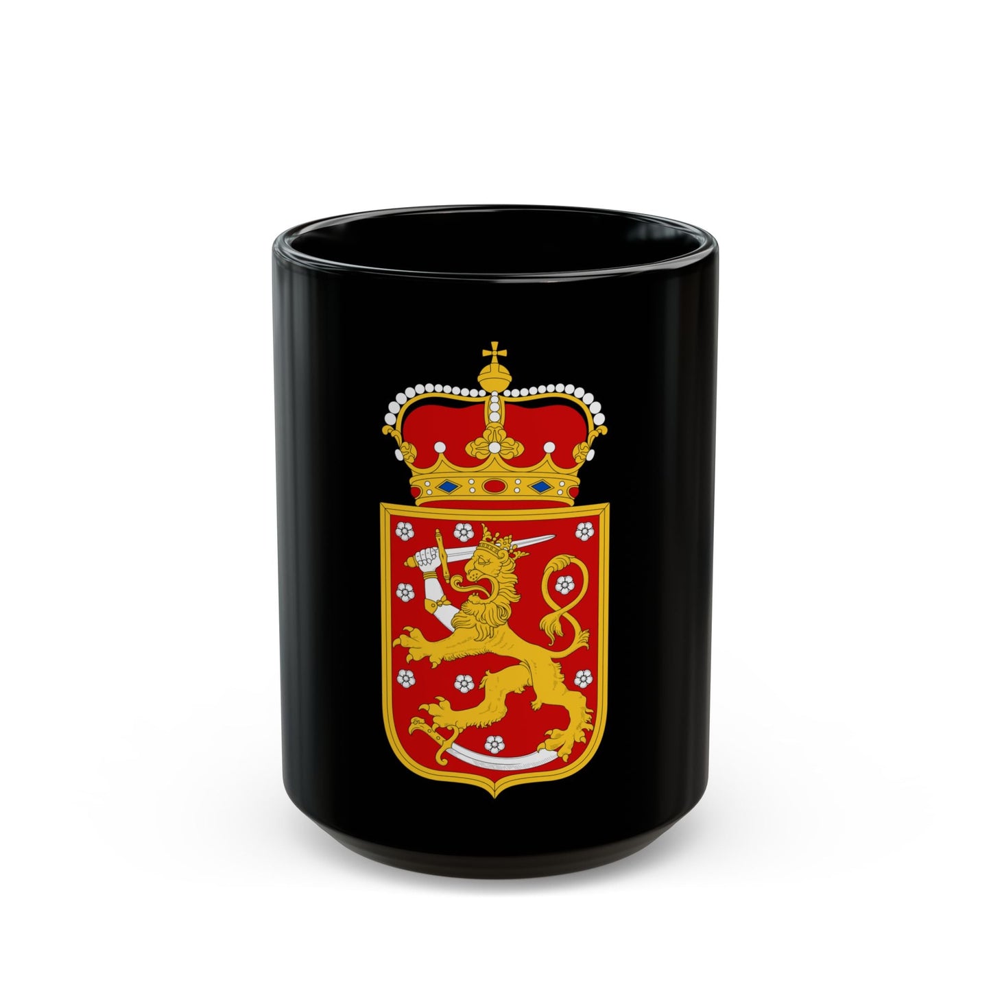 Coat of arms of Finland 1918 - Black Coffee Mug