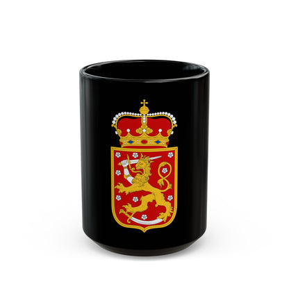 Coat of arms of Finland 1918 - Black Coffee Mug