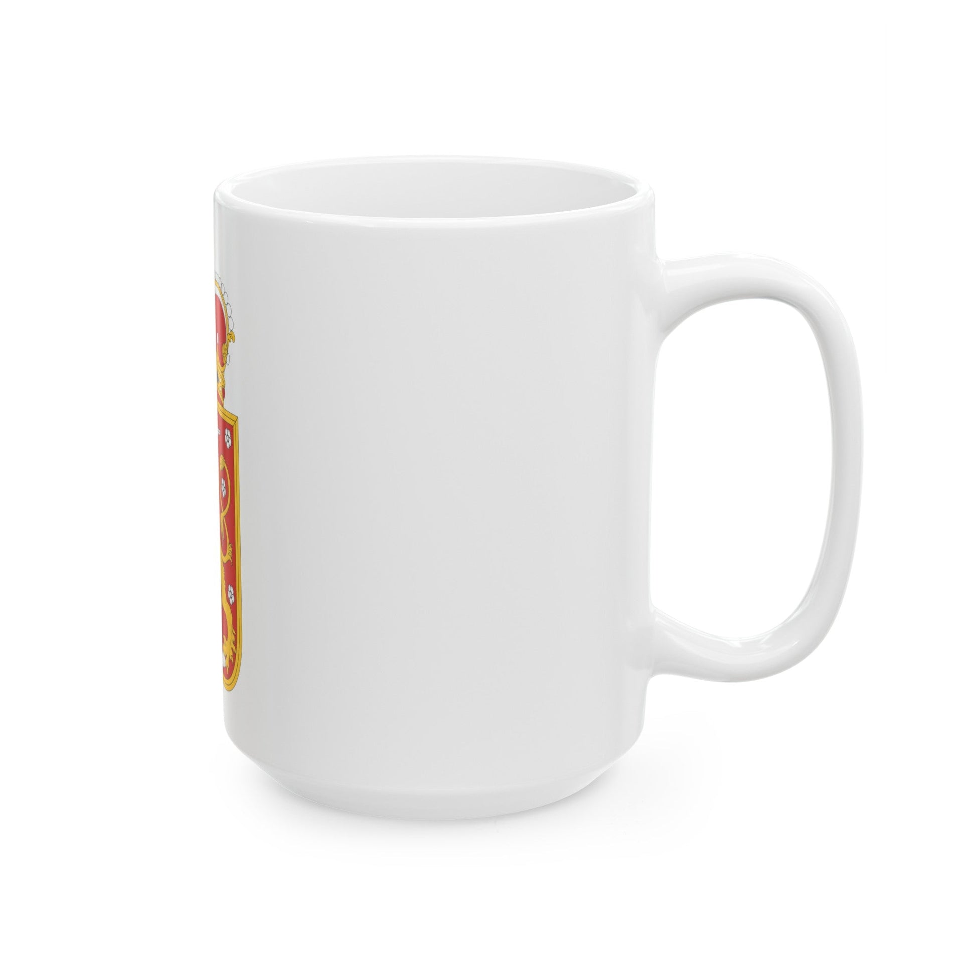 Coat of arms of Finland 1918 - White Coffee Mug-The Sticker Space