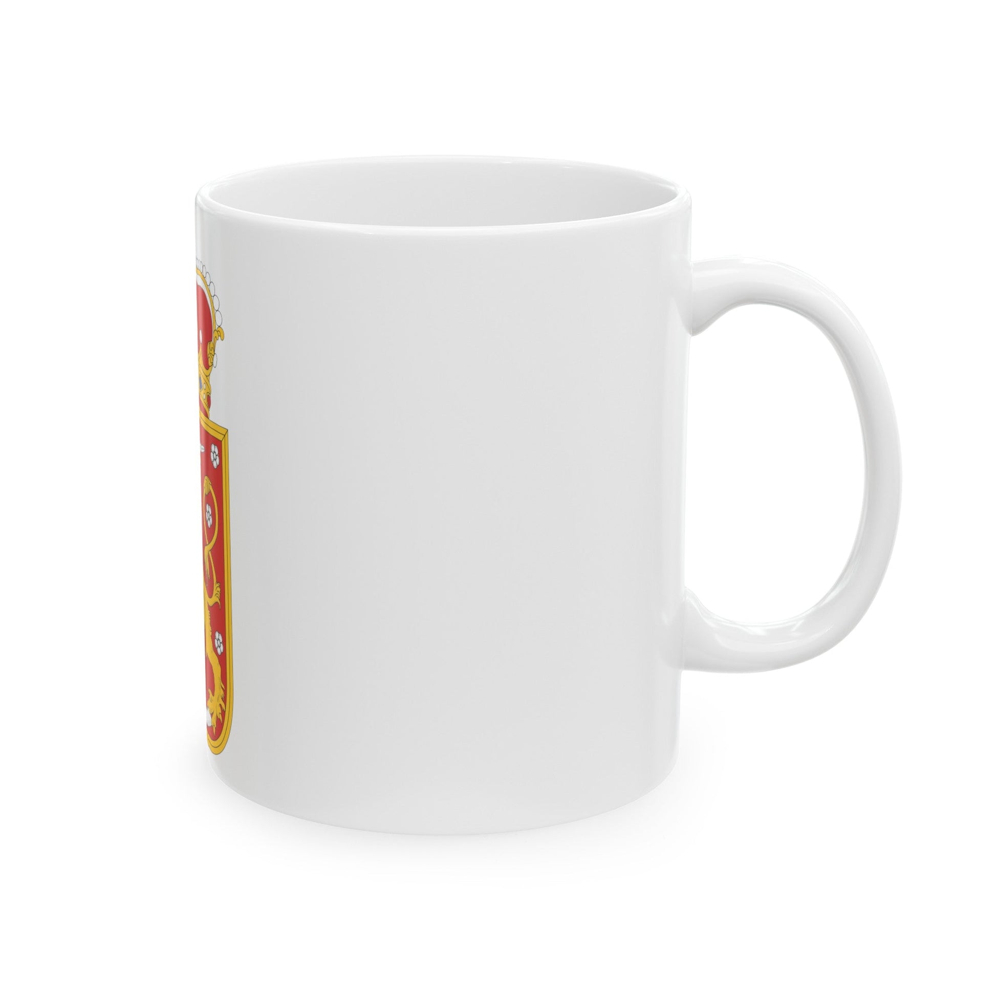 Coat of arms of Finland 1918 - White Coffee Mug-The Sticker Space