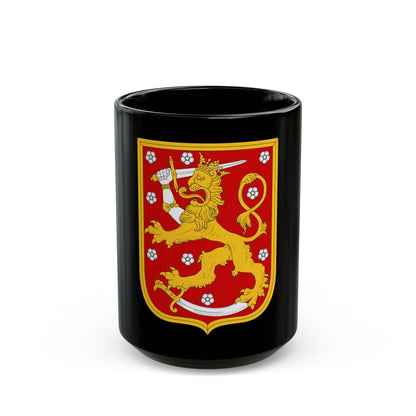 Coat of arms of Finland 1920 - Black Coffee Mug