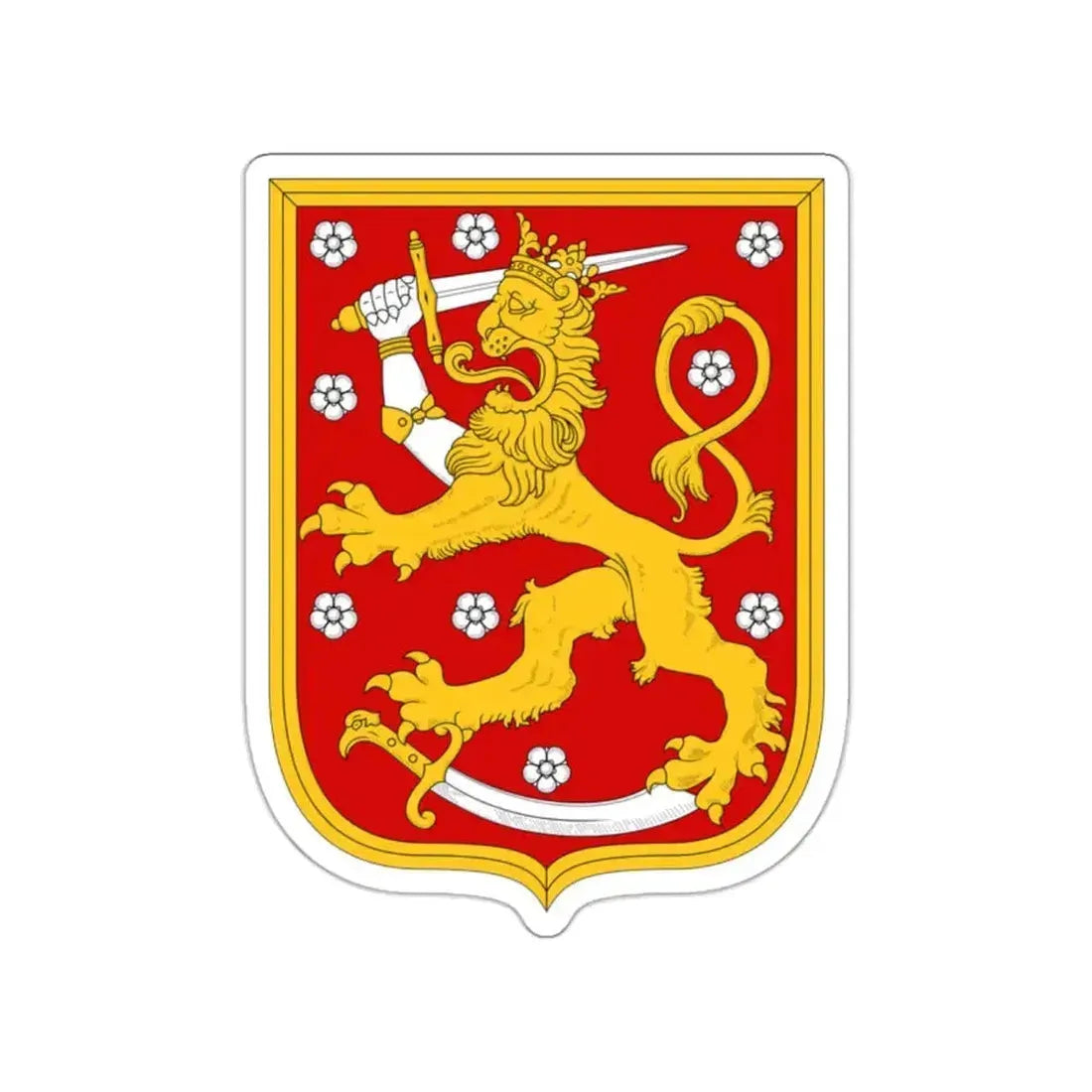 Coat of arms of Finland 1920 STICKER Vinyl Die-Cut Decal 2 Inch - The Sticker Space