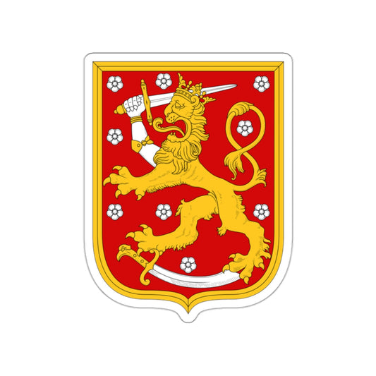 Coat of arms of Finland 1920 STICKER Vinyl Die-Cut Decal-White-The Sticker Space