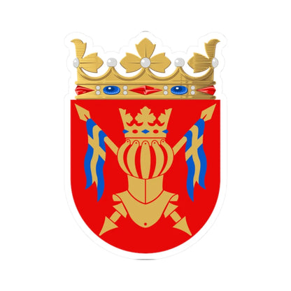 Coat of Arms of Finland Proper (Finland) (Coat of Arms) STICKER Vinyl Kiss-Cut Decal 2 Inch White - The Sticker Space