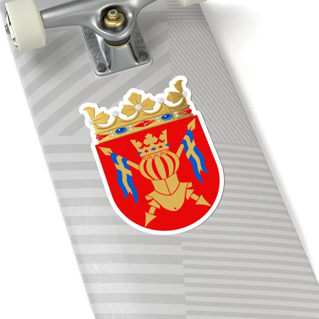 Coat of Arms of Finland Proper (Finland) (Coat of Arms) STICKER Vinyl Kiss-Cut Decal - The Sticker Space