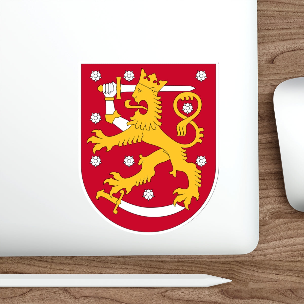 Coat of arms of Finland STICKER Vinyl Die-Cut Decal-The Sticker Space