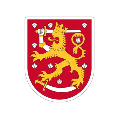 Coat of arms of Finland STICKER Vinyl Die-Cut Decal 3 Inch - The Sticker Space