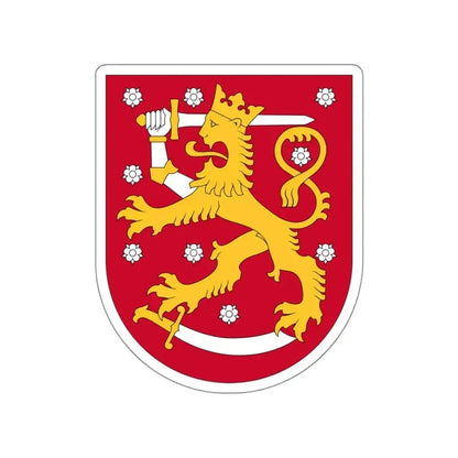 Coat of arms of Finland STICKER Vinyl Die-Cut Decal 4 Inch - The Sticker Space