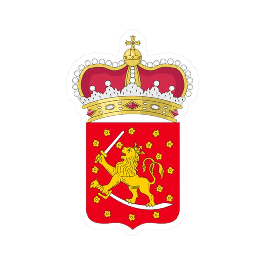 Coat of arms of Finland under Swedish rule (Sweden) (Coat of Arms) STICKER Vinyl Kiss-Cut Decal 2 Inch White - The Sticker Space