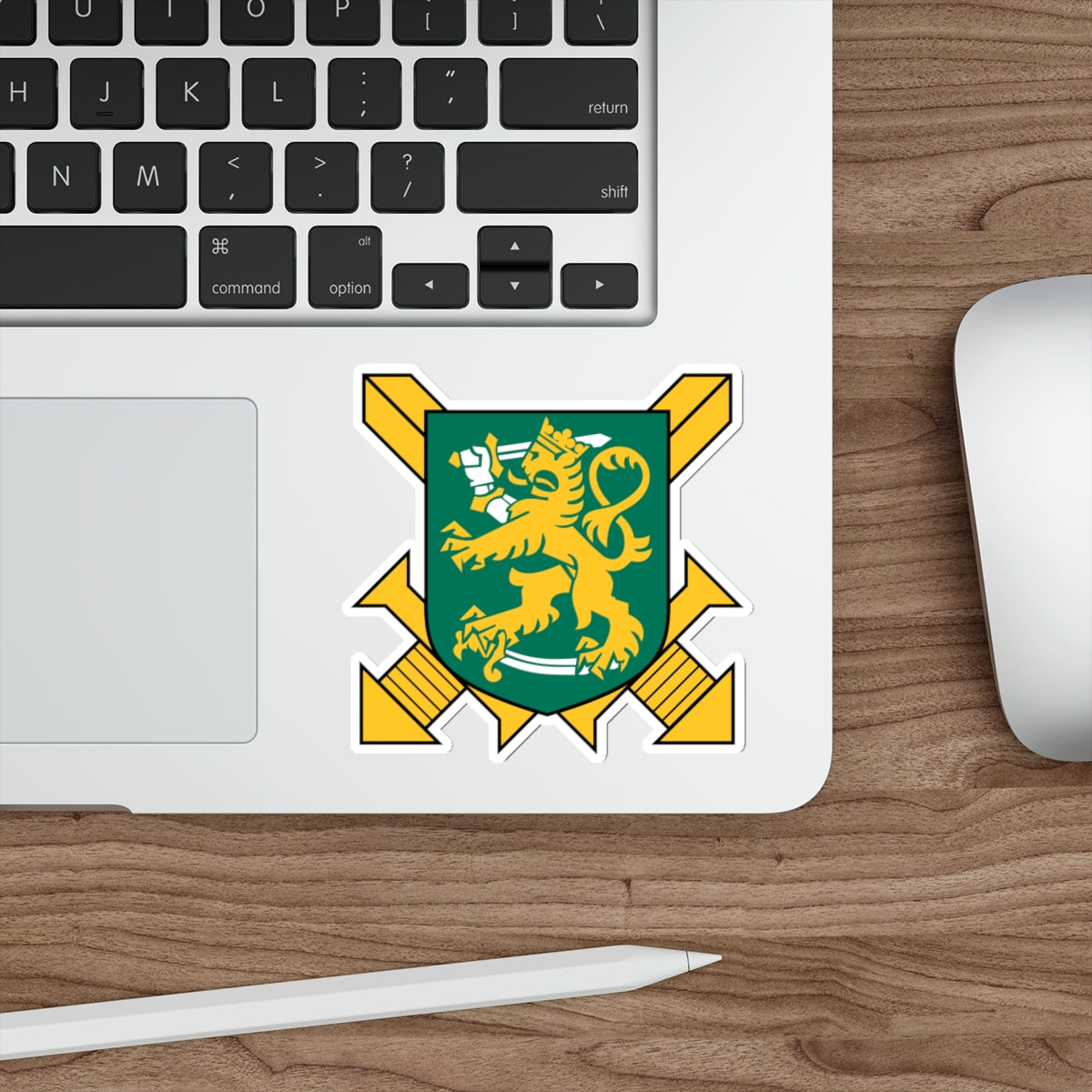 Coat of Arms of Finnish Ground Force STICKER Vinyl Die-Cut Decal-The Sticker Space