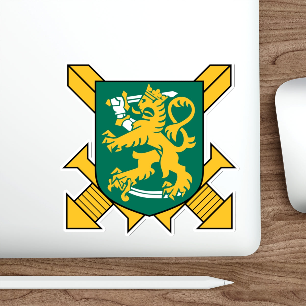 Coat of Arms of Finnish Ground Force STICKER Vinyl Die-Cut Decal-The Sticker Space