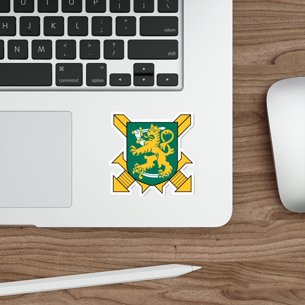 Coat of Arms of Finnish Ground Force STICKER Vinyl Die-Cut Decal-The Sticker Space