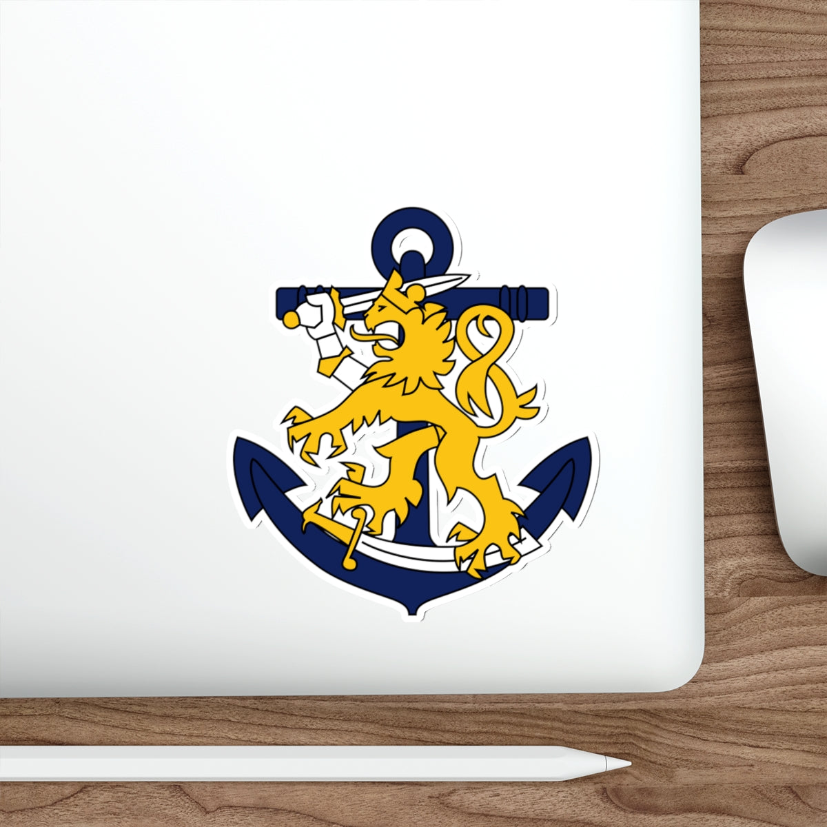 Coat of Arms of Finnish Navy STICKER Vinyl Die-Cut Decal-The Sticker Space