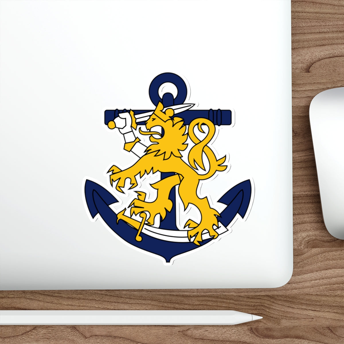 Coat of Arms of Finnish Navy STICKER Vinyl Die-Cut Decal-The Sticker Space