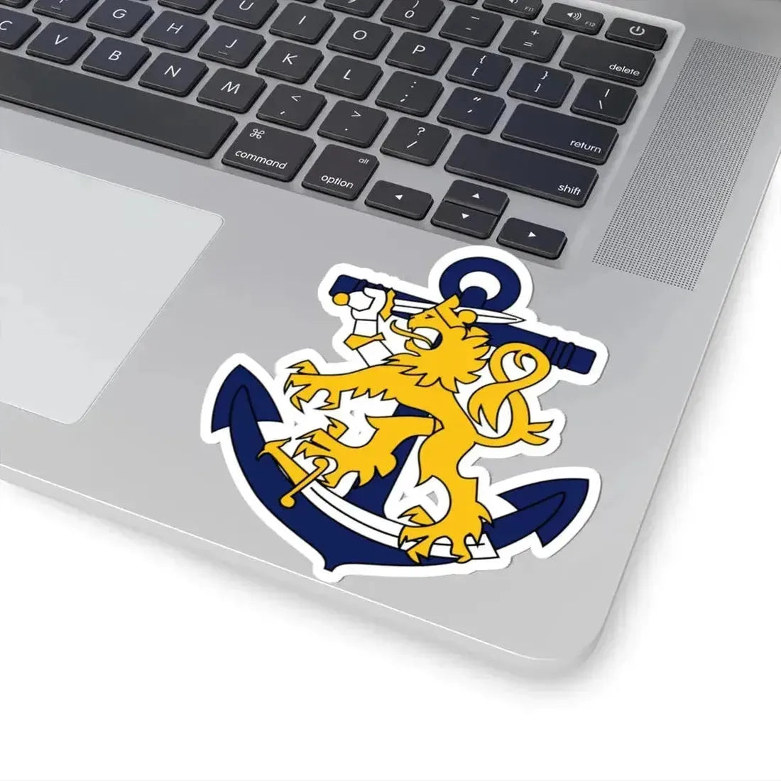 Coat of Arms of Finnish Navy - STICKER Vinyl Kiss-Cut Decal - The Sticker Space