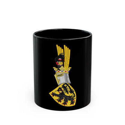 Coat of Arms of Flanders - Black Coffee Mug-11oz-The Sticker Space