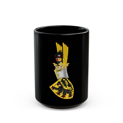 Coat of Arms of Flanders - Black Coffee Mug-15oz-The Sticker Space