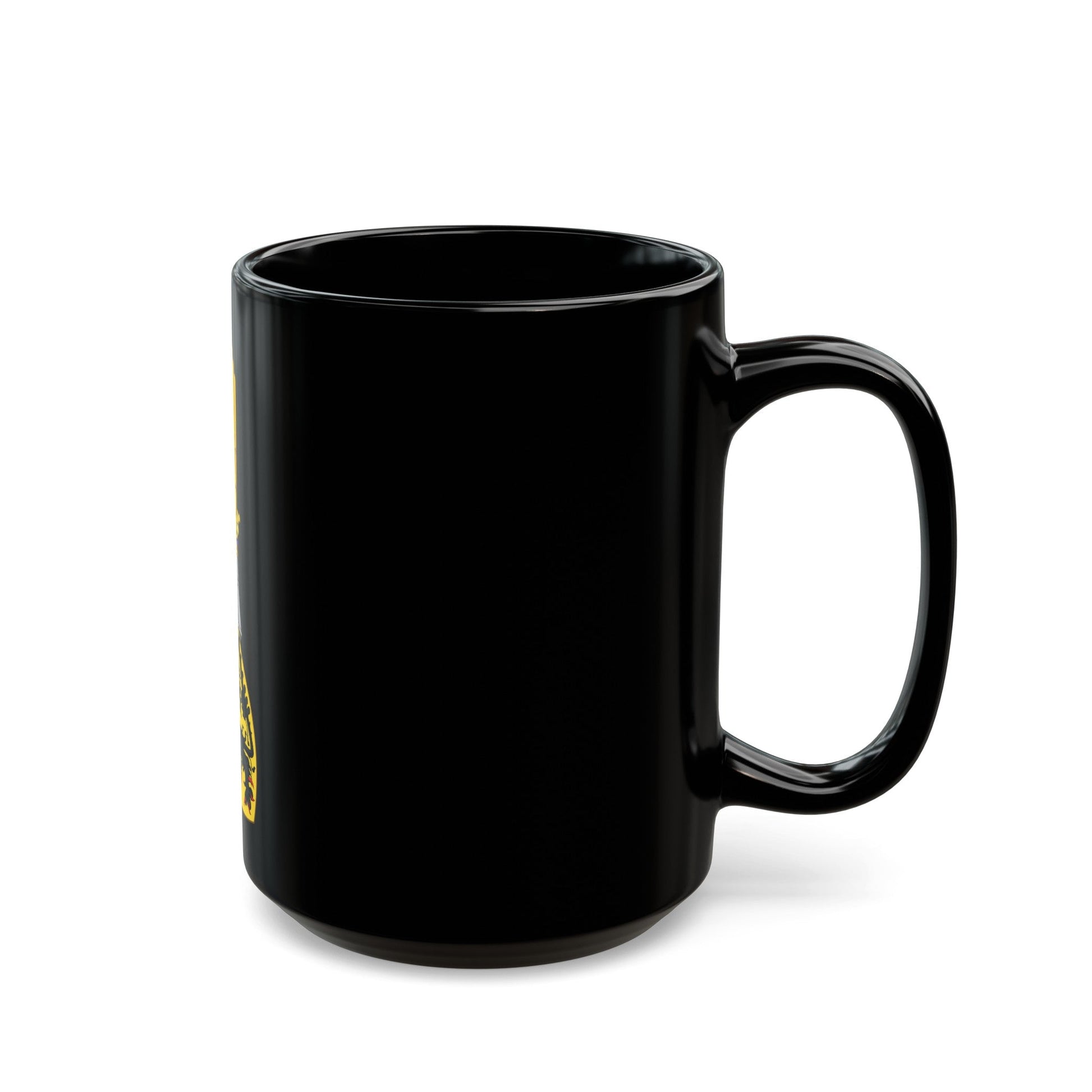 Coat of Arms of Flanders - Black Coffee Mug-The Sticker Space